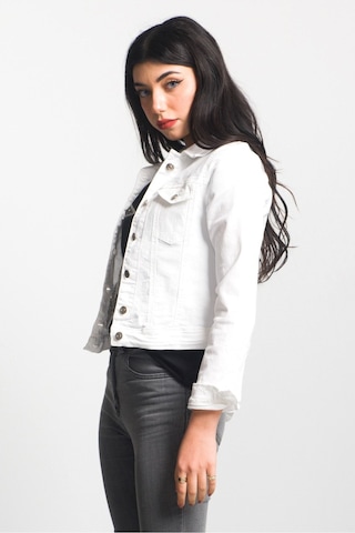 Bold & Young Gül Kurusu Power Strech Kot Mont beyaz