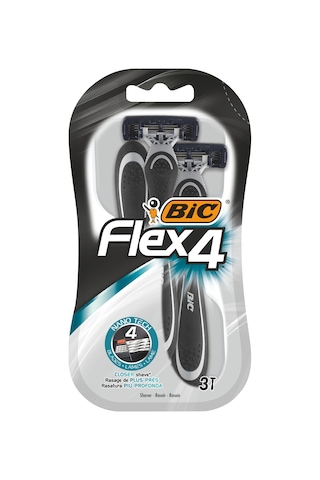 Bic Flex 4 Tıraş Bıçağı 3'lü Bic Flex 4 Tıraş Bıçağı 3'lü