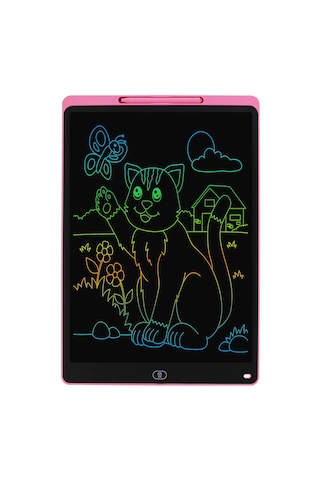 Forzacase 20 İnch Lcd Panel Dijital Kalemli Çizim Yazı Tahtası Eğitim Tableti - Fc1226 Pembe