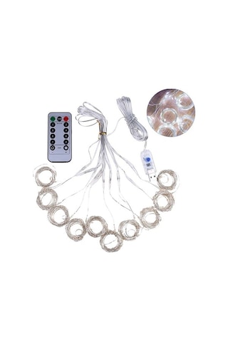 Pazly 200 Led Usb Perde Işığı - 8 Modlu Uzaktan Kumandalı Dekoratif Aydınlatma Işık