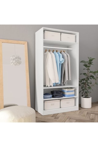 Tdesıgno Yen Giyinme Dolabı - Çok Amaçlı Dolap - Gardırop 80 Cm
