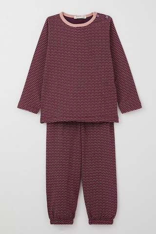 Breeze Kız Çocuk Pijama Takımı Desenli 1-3 Yaş, Vişne Çürüğü