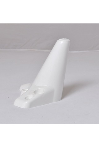 Zeygen Zirve Plastik Mobilya Baza Koltuk Kanepe Ayak 8 Adet 12 Cm Beyaz
