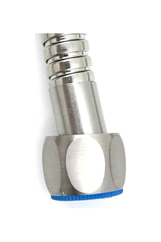 96 İnç 8 Ft Paslanmaz Çelik Duş Hortumu, Ekstra Uzun Ve Esnek/antitwist/pirinç Konektör/spot Direnç Fırçalanmış Nikel Kaplama Nikel