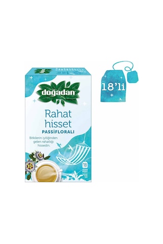 Doğadan Rahat Hisset Pasifloralı Süzen Poşet Karışık Bitki Çayı 18'li