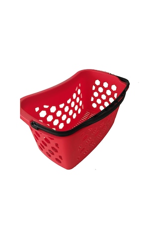 Fasulye Tipi Plastik Alışveriş Sepeti - Market El Sepeti