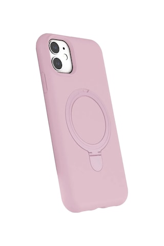 Northcity Apple İphone 11 Uyumlu Regal Magsafe Standlı Kapak - Açık Pembe