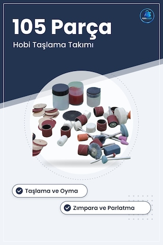 Gravür Taşlama Oyma Seti 105 Parça Metal Zımpara Kalıpçı Takımı H