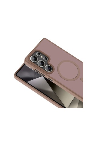 Galaxy Uyumlu S25 Ultra Kılıf Magsafe Şarj Özellikli Mat Arka Yüzey Redclick Sio Kapak