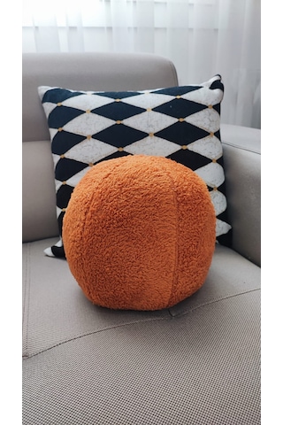 Top Kırlent Yastık 1 Büyük Kiremit 42 Cm