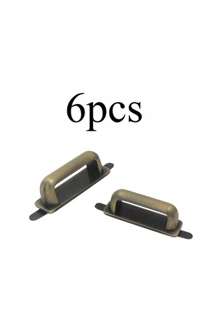 Fochsia 6lı Bronz Rengi Metal Çapa Köprü Askı Kanca Bağlantı Deri El İşi Çanta Aksesuarı