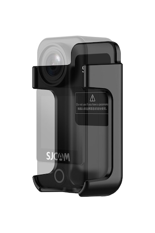 Leezsing Sjcam C300 Uyumlu Manyetik Boyun Askısı - Spor Kamerası İçin Göğüs Montajı Beyaz