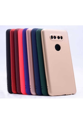 LG Uyumlu V20 Kılıf Zore Premier Silikon Kapak Lacivert
