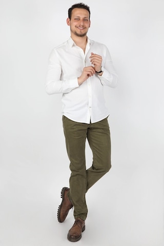 Erkek Fleto Cep Gabardin Pantolon Yeşil