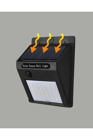 Enerji Tasarruflu Ve Otomatik Sensörlü Led Güneş Işığı Dış Meka