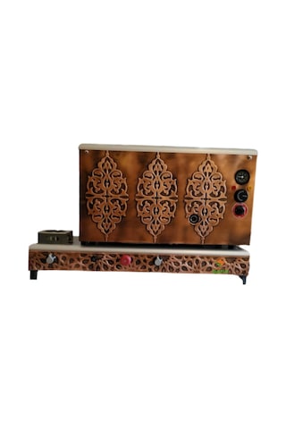 3 Demlikli Bakır Çay Ocağı Bakır Çay Kazanı Elektrik + Doğalgazlı