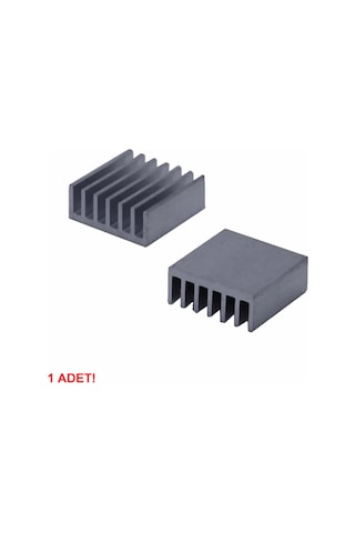 14 MM x 14 MM x 6 MM Alüminyum Metal Soğutucu Blok Termal Etiket Radyatör Amfi Led Entegre Transistör