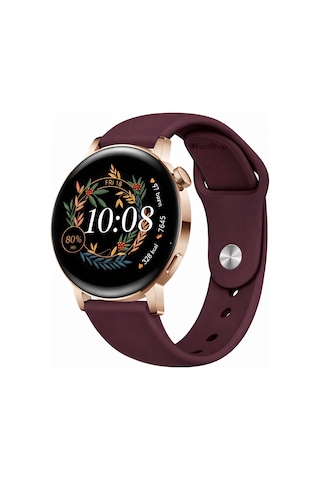 Huawei Watch Gt3 42mm / Gt2 42mm Uyumlu Yumuşak Soft Yüksek Kalite Spor Silikon Kordon