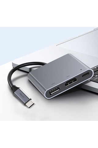 Recci Rh05 Type-c To Type-c Pd100w/hdmı 4k 30hz/usb3.0 Destekli 3in1 Hub Çoğaltıcı