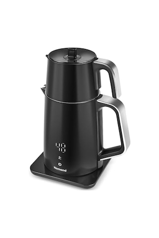Royaltea Cooltouch 1798h Dokunmatik El Yakmaz Gövdeli Paslanmaz Çelik Konuşan Çay Makinesi Siyah Diğer