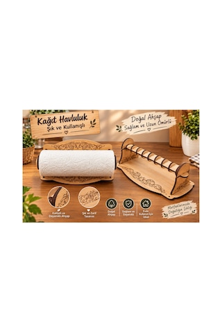 Desenli Ahşap Kağıt Havluluk Standı Lazer Kazıma Dekoratif Mutfak Havlu Tutucu 28 X 18 Cm Diğer Desenli Ahşap Kağıt Havluluk Standı Lazer Kazıma Dekoratif Mutfak Havlu Tutucu 28 X 18 Cm Diğer