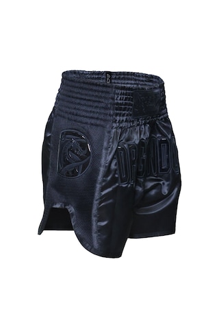 Dragondo Mt3030 Dark Night Muaythai Şortu Kick Boks Şortu Siyah