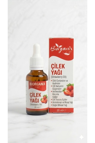 Life Çilek Yağı 20 Ml %100 Saf & Doğal Cilt Bakım Yağı