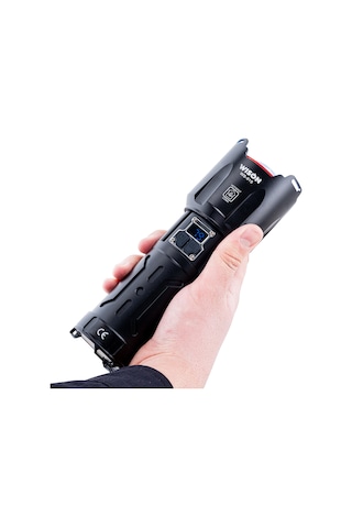 Şarj Edilebilir El Feneri - Wison - 5000 Lümen - 55 Watt Çok Renkli