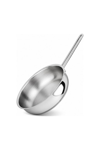 Lınes Oscar 28 Cm Celık Tava Metal Kulp Gri