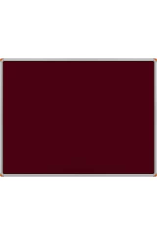 Panda 90 x 180 CM Bordo Kumaş Kaplı Alüminyum Çerçeve Pano - pan156