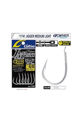 Cultiva 11741 Jigger Medium Light 3/0