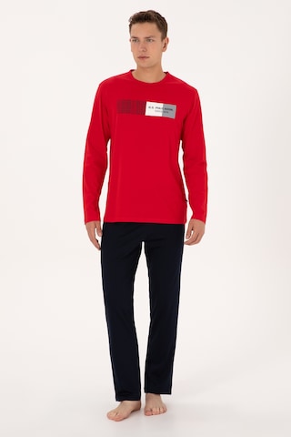 U.s. Polo Assn. Erkek Kırmızı Pijama Takım 50318597-vr030 Kırmızı