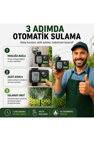 Lexroo Dijital Sulama Zamanlayıcı