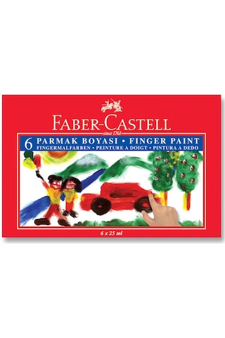 Faber-Castell Parmak Boyası 6 Renk 160402 N11.503