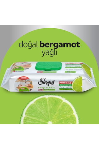 Easy Clean Süper Yüzey Temizlik Mutfak Havlusu&Mendili Bergamot Yağlı 4X50 (200 Yaprak)