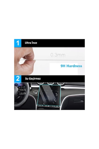 Chery Omoda 7 Uyumlu 2026 Model Multimedya Ve Gösterge Panel 9h Nano Ekran Koruyucu 2li Set