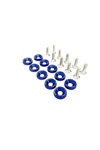 Samdoo Otomotiv Parçaları İçin Mavi Metal Perçin Seti - 20mm Çap, 10 Adet