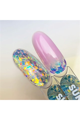 Nail Art Tasarım Jel Galaxy Sunset 5 Gr Şeffaf