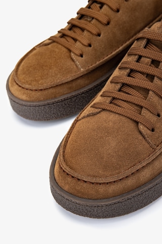 Valmenti Erkek Hakiki Deri Kahverengi Sneakers & Spor Ayakkabı 1111 502 Erk Ayk Y25 Sıgaro Suet Kahverengi