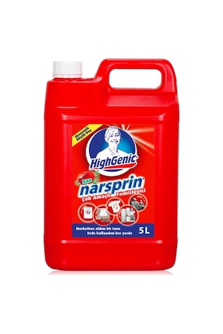Highgenic Narsprin Çok Amaçlı Temizleyici 5 L Highgenic Narsprin Çok Amaçlı Temizleyici 5 L