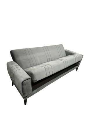 Burcu 3'lü Kanepe Sandıksız - Gri