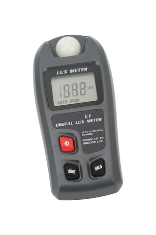 Vkemall Bsıde Dijital Işık Ölçer, 0.1-200000 Lx Aralığı, 4% Doğruluk, Otomatik Aralık Seçimi, Taşınabilir Lcd Ekranlı Işık Yoğunluğu Ölçüm Cihazı Pil İçermez