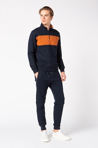 Vigoss Erkek Dik Yaka Sweatshırt 62063-30034 - Lacivert