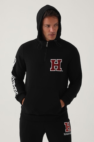 Harvard Siyah Erkek Sweatshirt Siyah