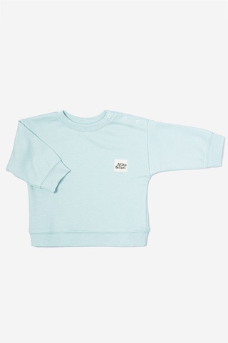 Atlasyael Atlas&yael %100 Organik Pamuk Gots Organik Belgeli Oversize Sweatshirt - Mint Yeşili Mint