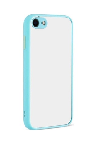 Apple Uyumlu iPhone 8 Kılıf Zore Hux Kapak Turkuaz