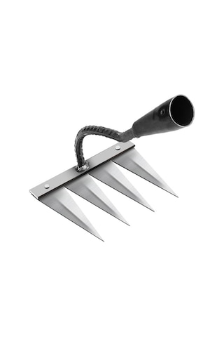 Youtek 4 Dişli Çelik Tırpan - Toprak Esme, Ot Kazma Ve Yaprak Toplama Tarım Aleti