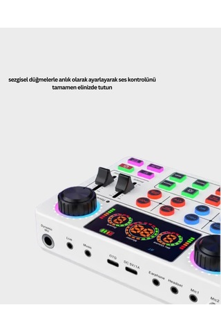 Podcast Karaoke Ve Sosyal Medya Yayınları İçin Ses Kartı 31807648