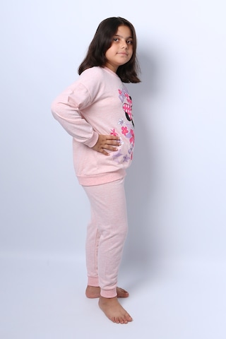 Kız Çocuk Eşofman Takımı Minnie Mouse Baskılı C63 Pembe