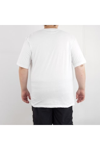 Bant Giyim - Geri Dönüşüm Bisiklet 4Xl Büyük Beden Beyaz Tişört Çok Renkli